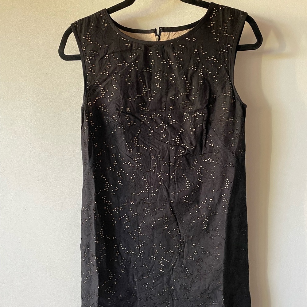 Knee length black cutout dress size 4